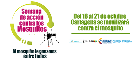OPS/OMS Colombia celebra en Cartagena, 1ª. Semana de acción contra los mosquitos ¡Al mosquito le ganamos entre todos!