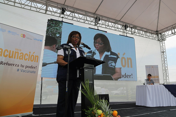 Dra. Carissa F. Etienne en lanzamiento de SVA 2015