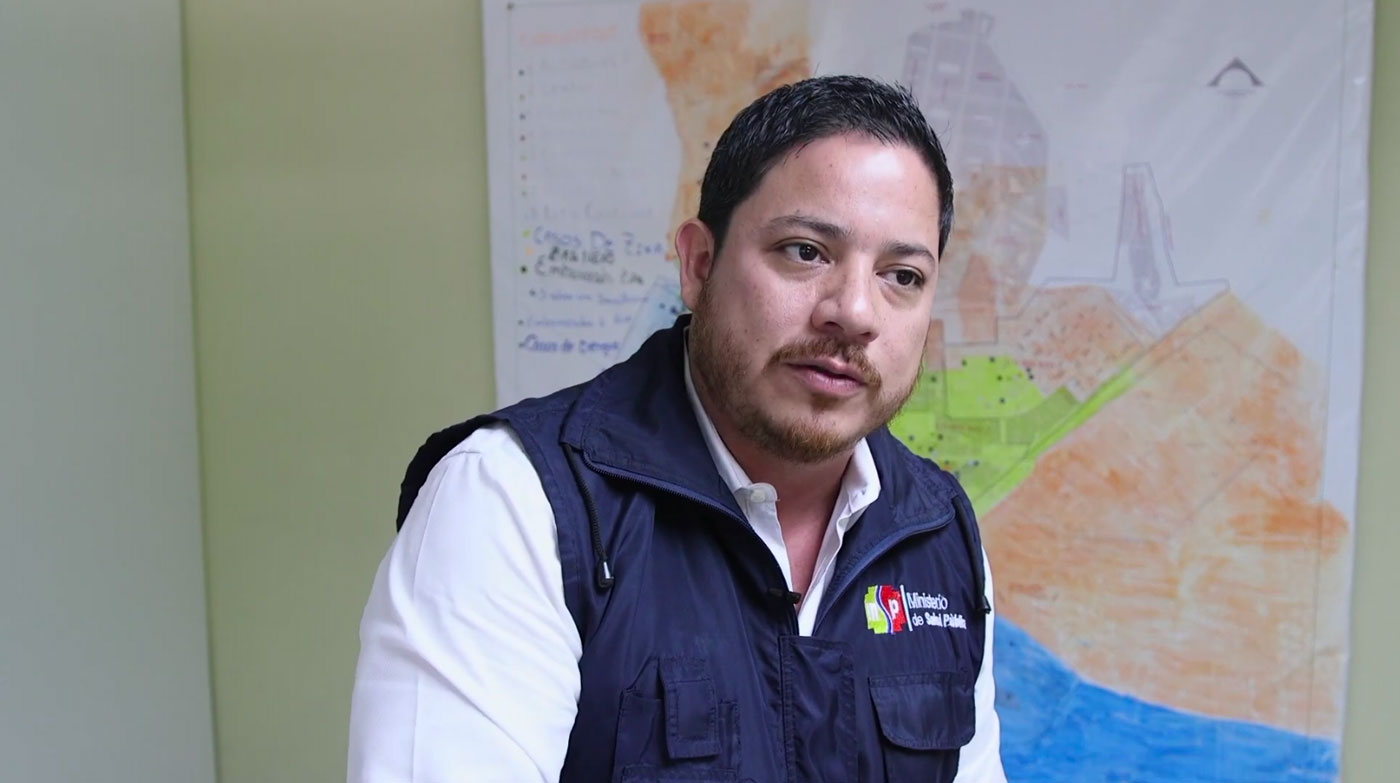 José Ricardo San Miguel, exdirector distrital de Salud del Cantón Durán