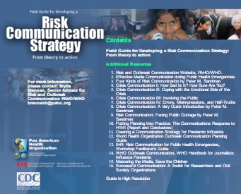Field Guide for Developing a Risk Communication Strategy; 2011