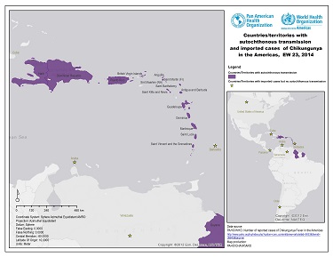 Chikungunya Virus - Epidemiological Week 23 - 2014