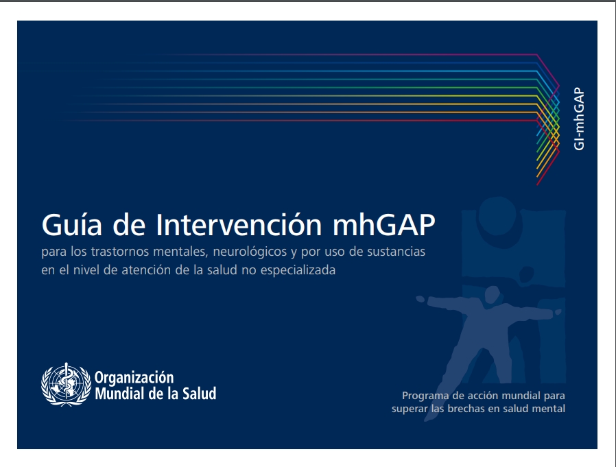 Guía de Intervención mhGAP