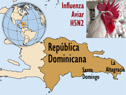 Influenza Aviar H5N2 en la República Dominicana