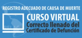 Curso virtual sobre el correcto llenado del Certificado de Defunción